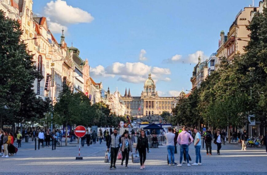 Wenzelsplatz in Prag